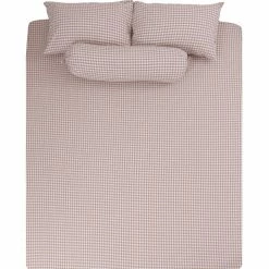 Milliotandco The Home Edit Elly Gingham SS 3-pc Fitted Sheet Set (Tortilla)