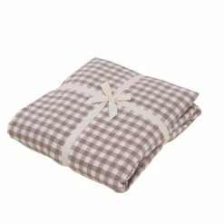 Milliotandco Elly Gingham K 4-pc Fitted Sheet Set (Tortilla) The Home Edit