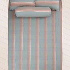 Milliotandco The Home Edit Dora Stripy SS 3-pc Fitted Sheet Set (Steel Blue)