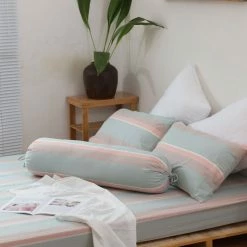 Milliotandco The Home Edit Dora Stripy Q 4-pc Fitted Sheet Set (Steel Blue)