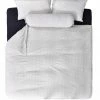 Milliotandco The Home Edit Danyl Checked SS 4-pc Quilt Cover Set (White)