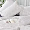 Milliotandco The Home Edit Danyl Checked Q 5-pc Quilt Cover Set (White)