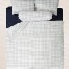 Milliotandco The Home Edit Ohel Gingham SS 3-pc Fitted Sheet Set (White)
