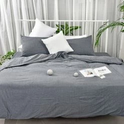 Milliotandco Vette Q 4-pc Fitted Sheet Set (Charcoal)