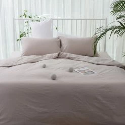 Milliotandco Vette SS 3-pc Fitted Sheet Set (Brown)