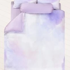 Milliotandco Mythical Fantasy Queen Quilt Cover Set (5pcs) Lavender