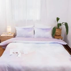 Milliotandco Mythical Fantasy Queen Quilt Cover Set (5pcs) Lavender