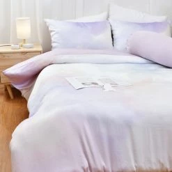 Milliotandco Mythical Fantasy King Quilt Cover Set (5pcs) Lavender The Home Edit