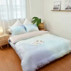 Milliotandco Make-Believe Queen Quilt Cover Set (5pcs) Aquamarine