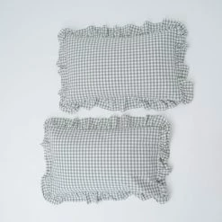 Milliotandco Hedy Pillowcases (2 In 1) (Dark Green) The Home Edit