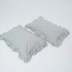 Milliotandco Hedy Pillowcases (2 In 1) (Dark Green) The Home Edit