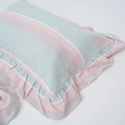 Milliotandco Hedy Pillowcases (2 In 1) (Steel Blue)