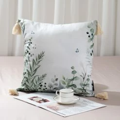Milliotandco The Home Edit Elysian Fields Cushion Cover (Light Green)