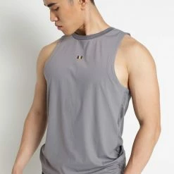 Milliotandco Yaakov Men Sleevesless Top (Grey) Activewear