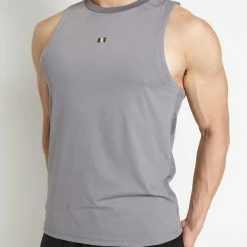 Milliotandco Yaakov Men Sleevesless Top (Grey) Activewear