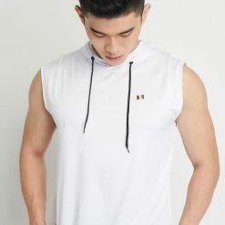Milliotandco Issay Oversized Tank (White) Activewear