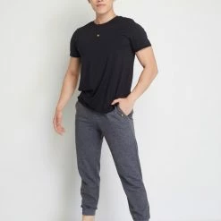 Milliotandco Activewear Jensen Men Short Sleeves Top (Black)