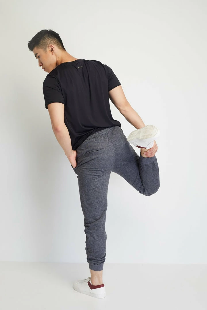 Milliotandco Activewear Jensen Men Short Sleeves Top (Black)