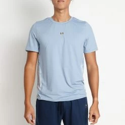 Milliotandco Activewear Hayes Men Short Sleeves Top (Steel Blue)