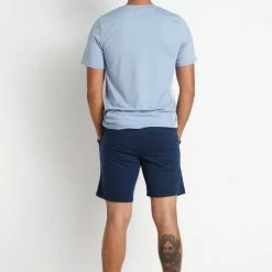 Milliotandco Activewear Hayes Men Short Sleeves Top (Steel Blue)