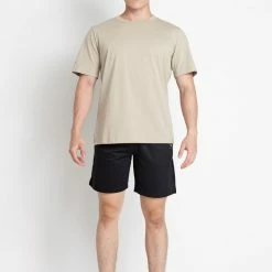Milliotandco Activewear Laszlo Men Short Sleeves Top (Khaki)