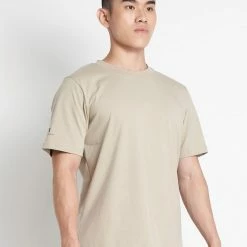 Milliotandco Activewear Laszlo Men Short Sleeves Top (Khaki)