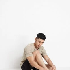 Milliotandco Activewear Laszlo Men Short Sleeves Top (Khaki)