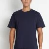 Milliotandco Laszlo Men Short Sleeves Top (Navy) Activewear
