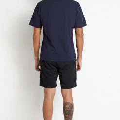 Milliotandco Laszlo Men Short Sleeves Top (Navy) Activewear