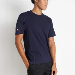 Milliotandco Laszlo Men Short Sleeves Top (Navy) Activewear