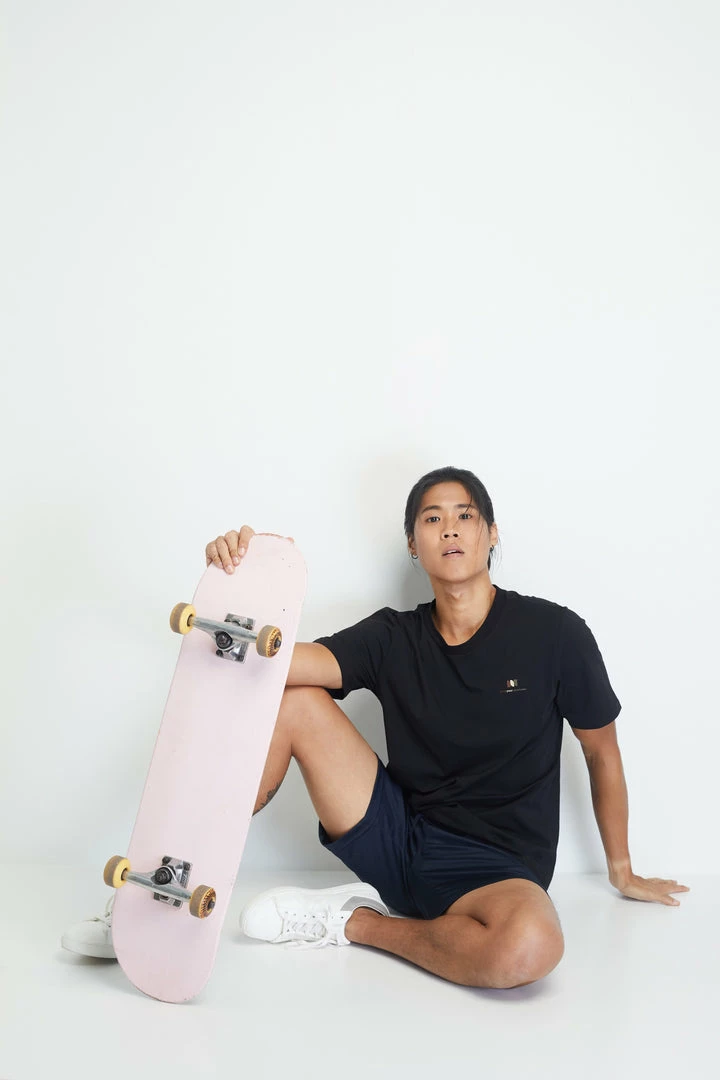 Milliotandco Fevre Men Short Sleeves Top (Black) Activewear