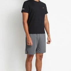 Milliotandco Alroy Short Sleeve Running Top (Black) Activewear
