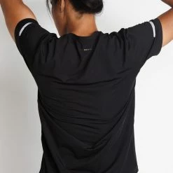 Milliotandco Alroy Short Sleeve Running Top (Black) Activewear