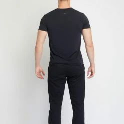 Milliotandco Gavyn Short Sleeve Running Top (Black) Activewear