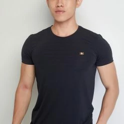 Milliotandco Gavyn Short Sleeve Running Top (Black) Activewear