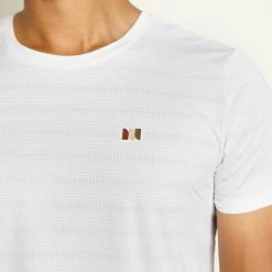 Milliotandco Gavyn Short Sleeve Running Top (White)