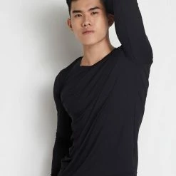 Milliotandco Arlo Men Long Sleeves Top (Black) Activewear