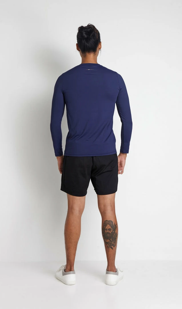 Milliotandco Activewear Arlo Men Long Sleeves Top (Navy)
