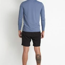 Milliotandco Arlo Men Long Sleeves Top (Midnight Blue) Activewear