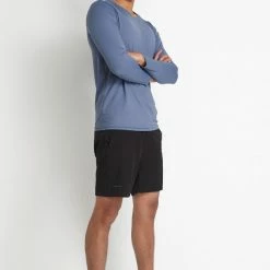 Milliotandco Arlo Men Long Sleeves Top (Midnight Blue) Activewear