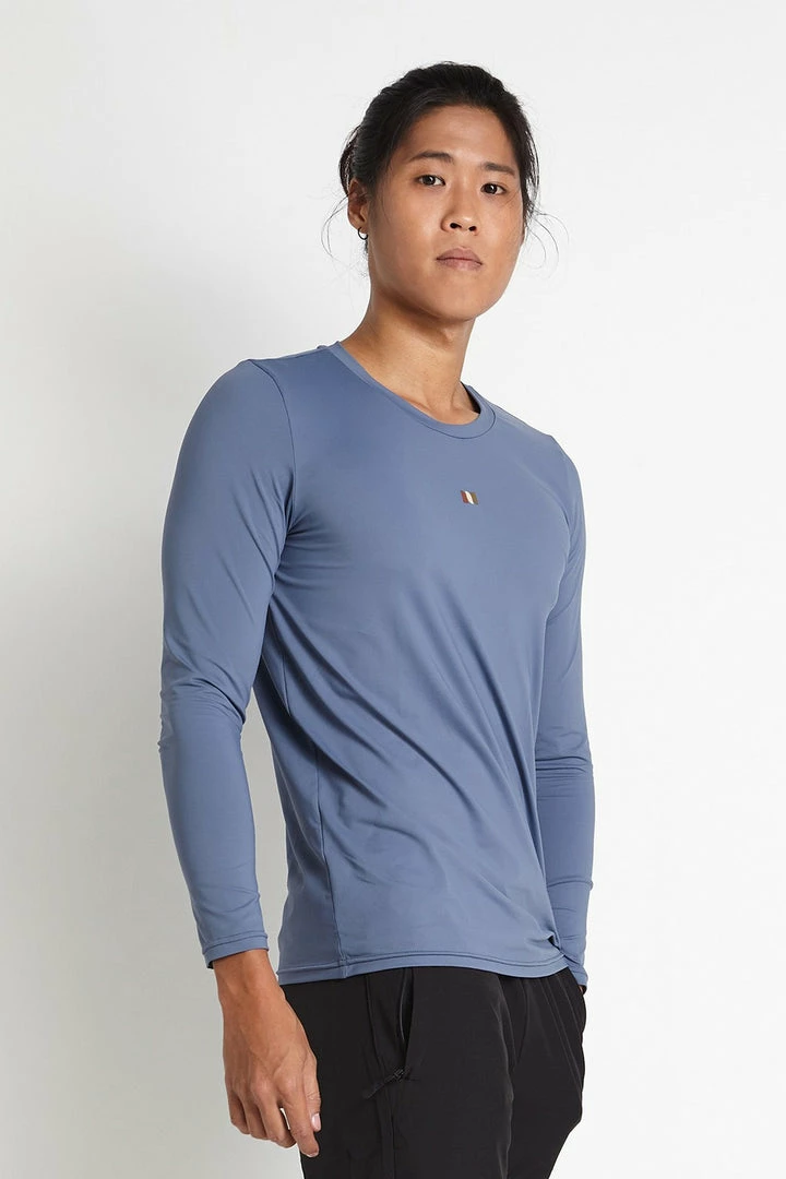 Milliotandco Arlo Men Long Sleeves Top (Midnight Blue) Activewear