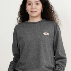 Milliotandco Respect! Long Sleeve Jumper (Iron) Activewear