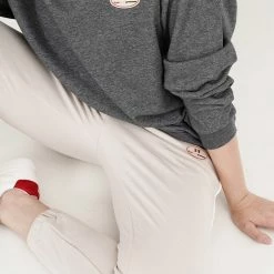 Milliotandco Respect! Long Sleeve Jumper (Iron) Activewear