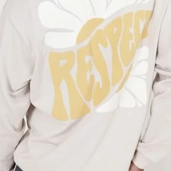 Milliotandco Respect! Long Sleeve Jumper (Almond) Activewear