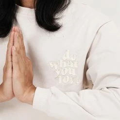 Milliotandco Do What You Love! Long Sleeve Jumper (Almond)