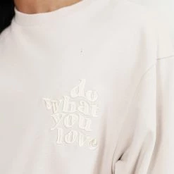 Milliotandco Do What You Love! Long Sleeve Jumper (Almond)