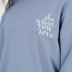 Milliotandco Activewear Do What You Love! Long Sleeve Jumper (Royal Blue)