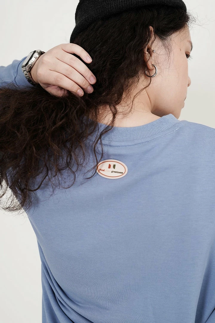 Milliotandco Activewear Do What You Love! Long Sleeve Jumper (Royal Blue)