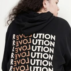 Milliotandco Activewear Lorne Long Sleeve Hoodies (Black)