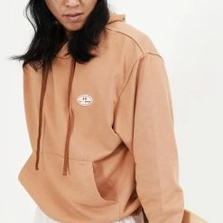 Milliotandco Lorne Long Sleeve Hoodies (Brown)